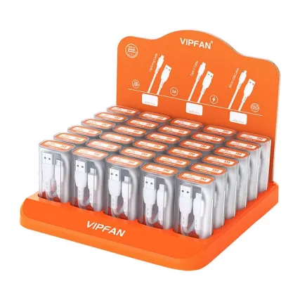 Настольное устройство отображения VIPFAN 30 шт Кабели USB-C / Lightning / Micro