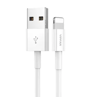 Больше не производится - USB to Lightning cable Vipfan X03, 3A, 1m (white) X03LT