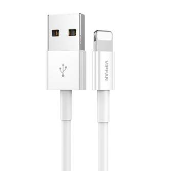 Кабели - USB to Lightning cable Vipfan X03, 3A, 1m (white) X03LT - быстрый заказ от производителя