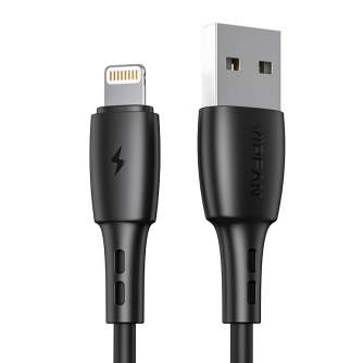USB to Lightning cable Vipfan Racing X05, 3A, 2m (black) X05LT-2m-black