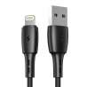 Cables - USB to Lightning cable Vipfan Racing X05, 3A, 2m (black) X05LT-2m-black - quick order from manufacturerCables - USB to Lightning cable Vipfan Racing X05, 3A, 2m (black) X05LT-2m-black - quick order from manufacturer