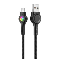 Больше не производится - USB to Micro USB cable Vipfan Colorful X08, 3A, 1.2m (black) X08MKБольше не производится - USB to Micro USB cable Vipfan Colorful X08, 3A, 1.2m (black) X08MK