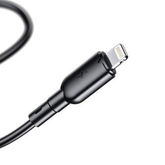 Kabeļi - USB to Lightning cable Vipfan Colorful X11, 3A, 1m (black) X11LT-black - ātri pasūtīt no ražotāja