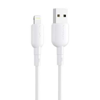 Cables - USB to Lightning cable Vipfan Colorful X11, 3A, 1m (white) X11LT-white - quick order from manufacturer