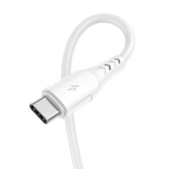 Kabeļi - USB to USB-C cable Vipfan Colorful X12, 3A, 1m (white) X12TC - ātri pasūtīt no ražotāja