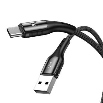 Кабели - USB to USB-C cable Vipfan Colorful X13, 3A, 1.2m (black) X13TC - быстрый заказ от производителя