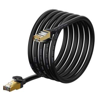 Новые товары - Baseus Ethernet RJ45, 10Gbps, 3m network cable (black) WKJS010401 - быстрый заказ от производителя