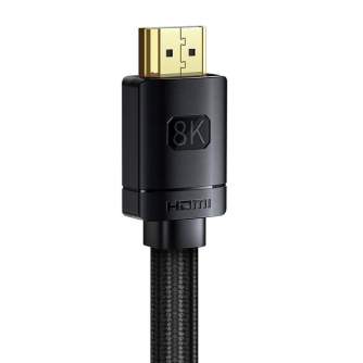 Sortimenta jaunumi - HDMI to HDMI Baseus High Definition cable 0.5m, 8K (black) WKGQ040001 - ātri pasūtīt no ražotāja