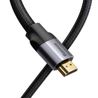 New products - Baseus Enjoyment Series HDMI Cable, 4K, 0.75m (Black / Gray) WKSX000113 - quick order from manufacturer