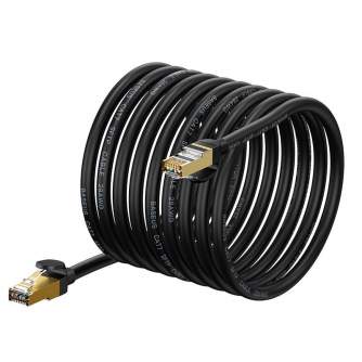 Sortimenta jaunumi - Network cable Baseus Ethernet RJ45, 10Gbps, 15m (black) WKJS010801 - ātri pasūtīt no ražotāja