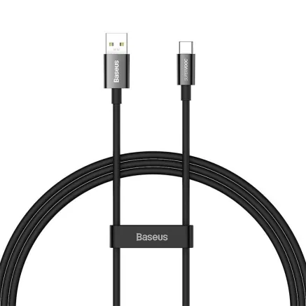 Baseus Superior Series Cable USB to USB-C, 65W, PD, 1m (black) CAYS000901