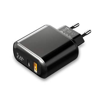 Cables - Wall charger Mcdodo CH-7170 PD 20W 2xUSB + USB-C (black) CH-7170 - quick order from manufacturer