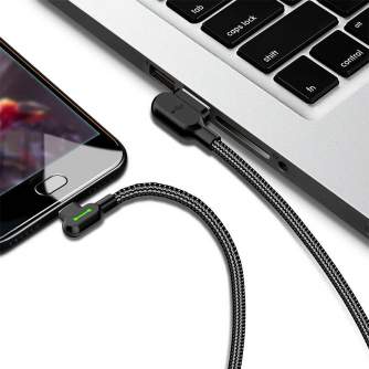 Кабели - USB to USB-C cable Mcdodo CA-5280 LED, 0.5m (black) CA-5280 - быстрый заказ от производителя
