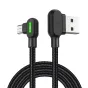 Kabeļi - USB to Micro USB Cable Mcdodo CA-5280 LED, 3m (Black) CA-5773 - быстрый заказ от производителя