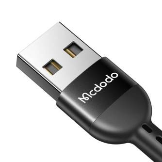 Kabeļi - USB Spring Cable to USB-C Mcdodo Omega CA-6420 1.8m (Black) CA-6420 - ātri pasūtīt no ražotāja