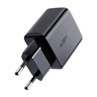 Kabeļi - Wall Charger Acefast A1 PD20W, 1x USB-C (black) A1-black - ātri pasūtīt no ražotāja
