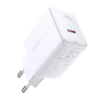 Кабели - Wall Charger Acefast A1 PD20W, 1x USB-C (white) A1 white - быстрый заказ от производителя