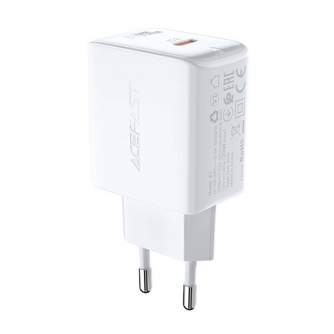 Cables - Wall Charger Acefast A1 PD20W, 1x USB-C (white) A1 white - quick order from manufacturer