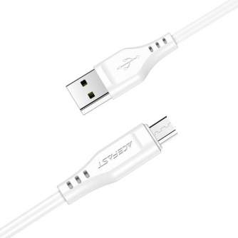 Кабели - USB Micro cable to USB-A, Acefast C3-09 1.2m, 60W (white) C3-09 white - быстрый заказ от производителя