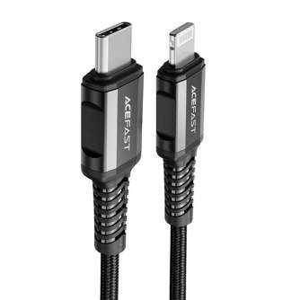 Кабели - Cable USB-C to Lightning Acefast C1-01, 1.2m (black) C1-01 - быстрый заказ от производителя