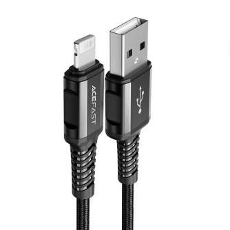 Кабели - Cable USB to Lightning Acefast C1-02, 1.2m (czarny) C1-02 - быстрый заказ от производителя