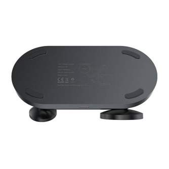 Cables - Qi 3in1 wireless charger Acefast E9 15W, MagSafe (black) E9 - quick order from manufacturer