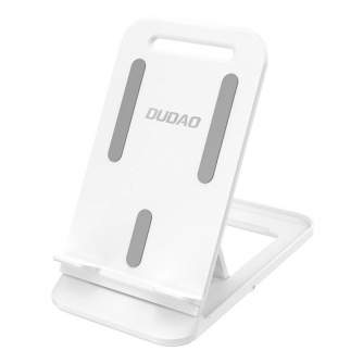 Telefonu statīvi - Mini foldable desktop phone holder Dudao F14S (white) F14s white - ātri pasūtīt no ražotāja