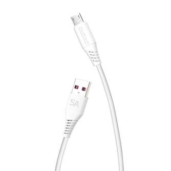 Cables - Cable USB to Micro USB Dudao L2M 5A 1m (white) L2M Micro 1m - quick order from manufacturer