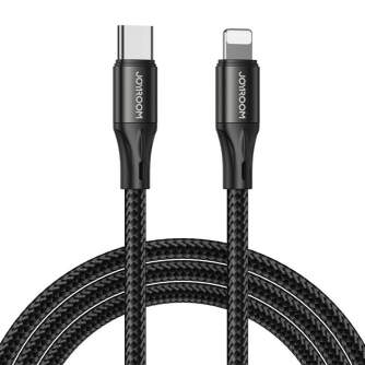 Cables - USB-C Cable for Lightning Joyroom S-2024N1-PD 20W 2m (Black) S-2024N1-PD - quick order from manufacturer