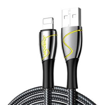 Cables - USB Cable for Lightning Joyroom S-2030K6 2.4A 2m (Black) S-2030K6 - quick order from manufacturer