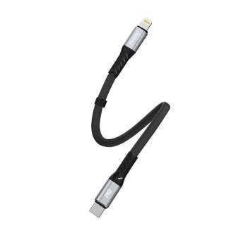 Kabeļi - USB-C to Lightning Dudao 20W PD 0.23m Cable (Black) L10P - ātri pasūtīt no ražotāja