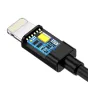 Kabeļi - USB to Lightning cable Choetech IP0026,1.2m (black) IP0026 - быстрый заказ от производителя