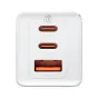 Wall charger - Wall charger Baseus GaN5 Pro 2xUSB-C + USB, 65W (white) CCGP120202 - quick order from manufacturer