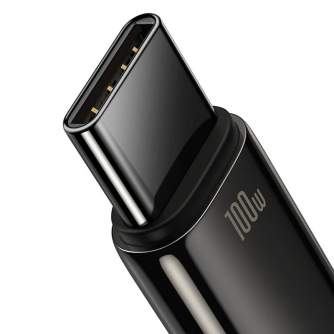 Кабели - Baseus Tungsten Gold Кабель USB - USB-C, 100 Вт, 2 м (черный) CAWJ000101 - быстрый заказ от производителя