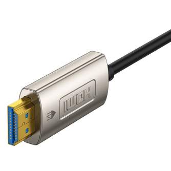 Video vadi, kabeļi - HDMI to HDMI Baseus High Definition cable 10m, 4K (black) WKGQ050101 - ātri pasūtīt no ražotāja