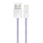 Kabeļi - USB cable for Lightning Baseus Dynamic 2 Series, 2.4A, 1m (purple) CALD040005 - ātri pasūtīt no ražotāja