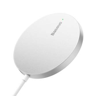 Magnetic Wireless Charger Baseus Simple Mini3 15W (Silver) CCJJ040012