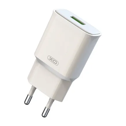 Wall charger XO L92D, 1x USB, 18W, QC 3.0 (white) L92D (EU)
