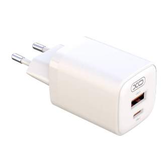 Кабели - Wall charger XO L96, 1x USB, USB-C, 30W (white) L96(EU) - быстрый заказ от производителя