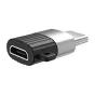 Vairs neražo - Adapter micro USB to USB-C XO NB149-C (Black) NB149