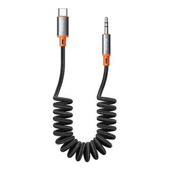 Аудио кабели, адаптеры - Cable Mcdodo CA-900 USB-C to 3.5mm AUX mini jack, 1.8m (black) CA-0900 - купить сегодня в магазине и с 