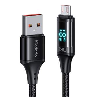 Kabeļi - Cable Mcdodo CA-1070 USB to Micro USB, 3A, 1.2m (black) CA-1070 - ātri pasūtīt no ražotāja