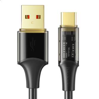 Kabeļi - USB to USB-C cable, Mcdodo CA-2090, 6A, 1.2m (black) CA-2090 - ātri pasūtīt no ražotāja