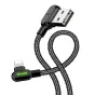 Cables - USB to Lightning cable, Mcdodo CA-4673, angled, 1.8m (black) CA-4673 - quick order from manufacturer
