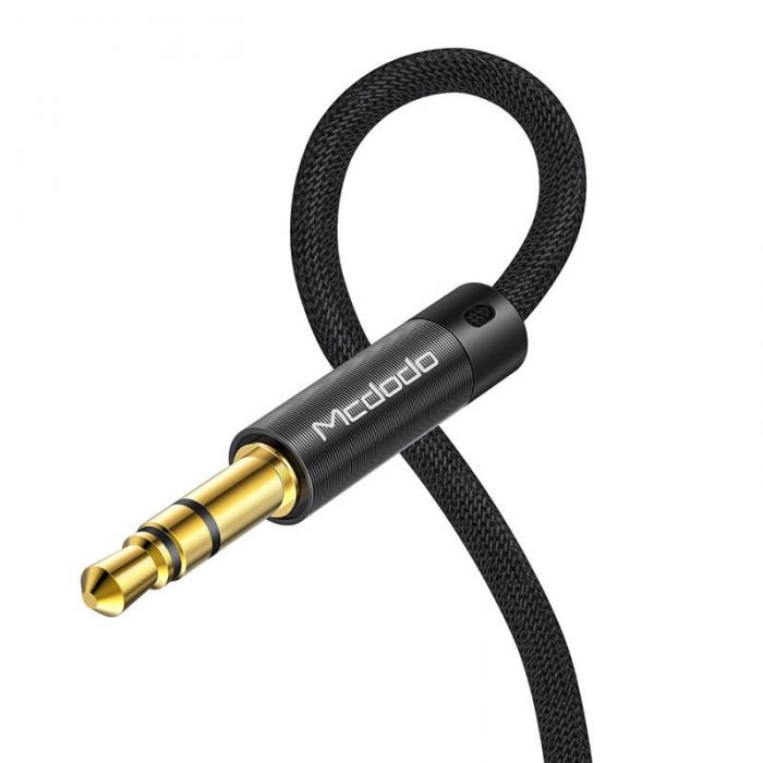 Sortimenta jaunumi - Mini jack cable 3.5mm AUX Mcdodo CA-6640 1.2m (black) CA-6640 - ātri pasūtīt no ražotāja