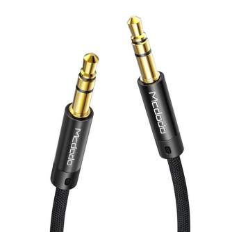 New products - Mini jack cable 3.5mm AUX Mcdodo CA-6640 1.2m (black) CA-6640 - quick order from manufacturer