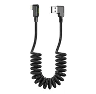 Cables - USB to Lightning cable, Mcdodo CA-7300, angled, 1.8m (black) CA-7300 - quick order from manufacturerCables - USB to Lightning cable, Mcdodo CA-7300, angled, 1.8m (black) CA-7300 - quick order from manufacturer