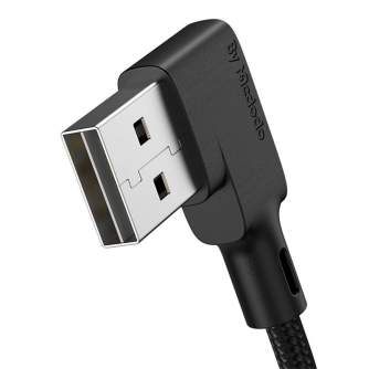 Cables - USB to Lightning cable, Mcdodo CA-7300, angled, 1.8m (black) CA-7300 - quick order from manufacturer