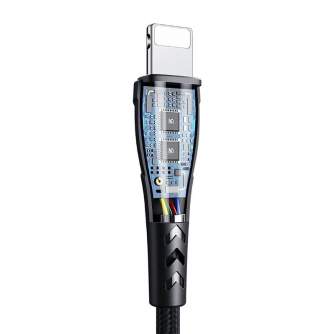 Kabeļi - USB to Lightning cable, Mcdodo CA-7440, 0.2m (black) CA-7440 - ātri pasūtīt no ražotāja