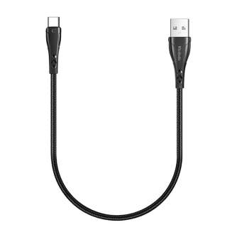 Kabeļi - USB to USB-C cable, Mcdodo CA-7460, 0.2m (black) CA-7460 - ātri pasūtīt no ražotāja